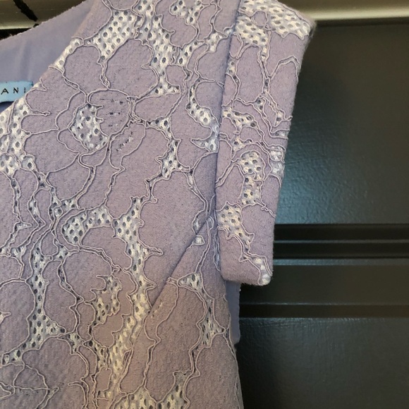 Antonio Melani lavender dress size 4 with peplum skirt - Picture 4 of 7